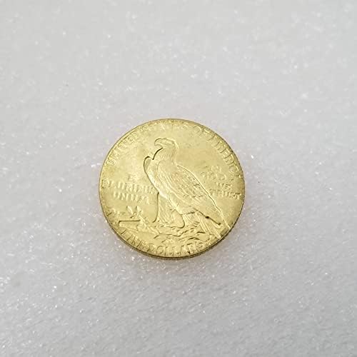 Artesanato antigo American Gold Coin 1915-s $ 5 Coin Silver Dollar Dollar