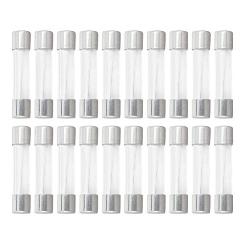 FELECT 20PCS 250V 4A FUSE FASCO FASTO FUSUES DE TUBO DE VIDRO DE ACTURA RÁPIDO 6X30MM