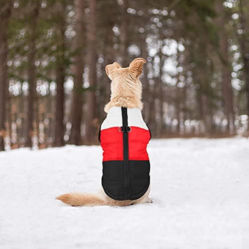 Casaco de gato para cães de estimação do Idepet com trela a âncora colorido de retalhos de cachorro acolchoado com casaco de colete