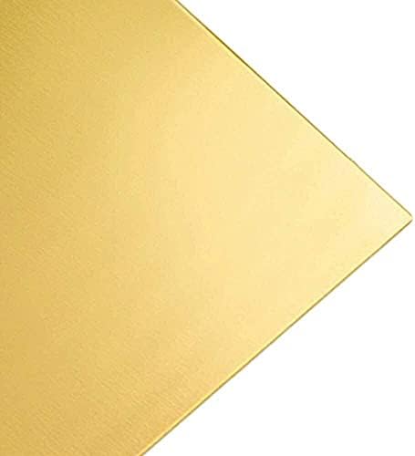 Placa de latão de kekeyang folha de bronze de bronze 5 mm x 200 mm x 200 mm de espessura de cobre de metal para material de metal de placa de latão artesanal DIY