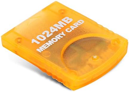 Cartão de memória, para Wii GameCube Game Console de 1024 MB de grande cartão de memória, acessórios de jogo construídos no interruptor