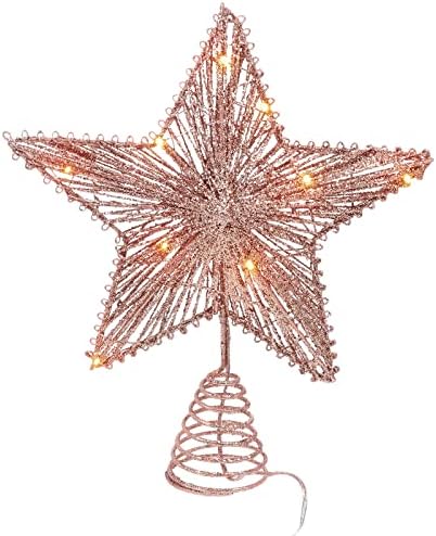 Aboofan 1pc Decoração de árvore de Natal em forma de árvore em forma de luz de casca de casca de Natal para decoração