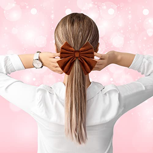 10 PCs Velvet Lares Cheer Baws Baws Ponytail Helder Elastic Hair Ties Cheer Stuff Stuff Acessórios para meninas Competição