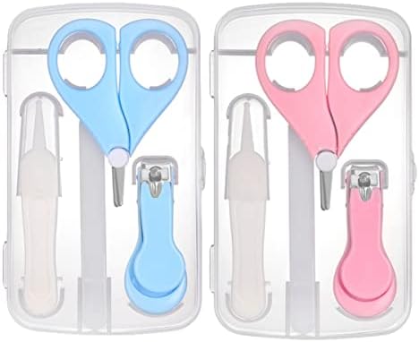 2Sets upnails cortter aparador infantil scissor tweezer unheezer para crianças pedicure dedo profissional kit kit
