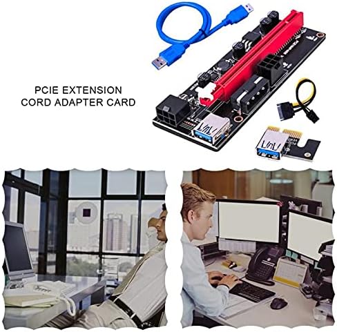 Conectores 3c yz USB 3.0 PCI -E RISER VER 009S Express 1x 4x 8x 16x Extender Riser Adaptador cartão SATA 15pin a 6 pinos Cabo de