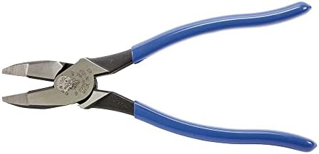 Klein Tools D2000-9ne Cutter lateral linemanmans Corte ACSR, parafusos, pregos, fio duro, alicate elétrico de 9 polegadas