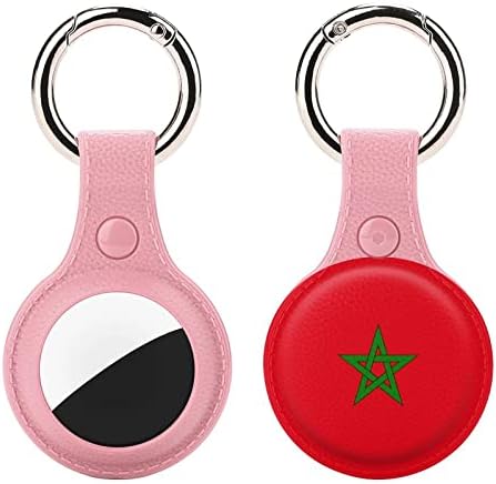Porta de bandeira do Marrocos para aerotanha -chave TPU TPU Caso de proteção Tag Locator para carteira Pets de bagagem