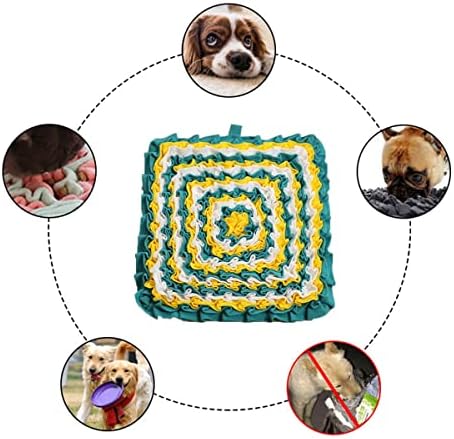 PetPhindu Dog Snuffle Mat Incentiva habilidades naturais de forrageamento e alívio do estresse para pequenos/médios/grandes cães cães cães estimulantes brinquedos estresse alívio