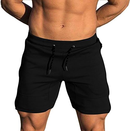 Everworth Men's Solid Gym Workout Shorts Curdes