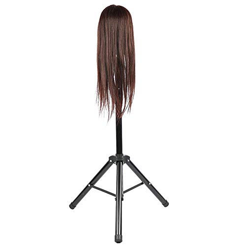 Suporte de peruca de cabelo ajustável suporte para tripé para mannequin cabeçote de cosmetologia para treinamento de cabeleireiro