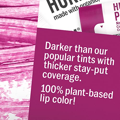 Hurraw! PlantColor Lip Color No. 3: Sombra rosa/roxa. Altamente pigmentado. Primeiro de seu tipo. baseado em plantas. Balm,