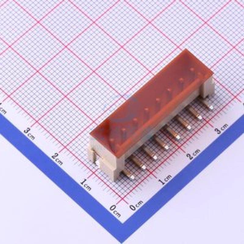 2 PCS VH3.96 Conector de cabeçalho de pino 8p Patch vertical PA9T conector de fio a prancha SMD, p = 3,96 mm VH Pino macho