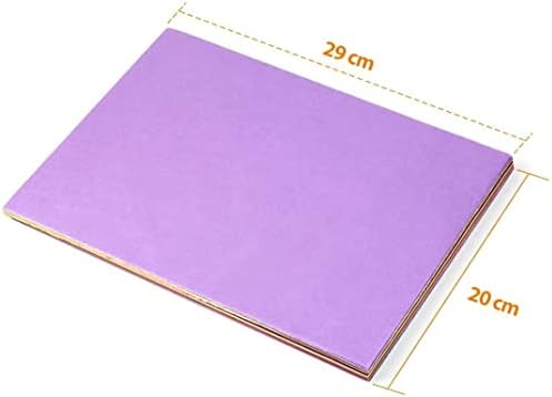5760 lençóis papel de papel a granel - 5400 folhas de papel de lenço de lençóis de 1 polegada quadrado para artesanato e 360 ​​folhas