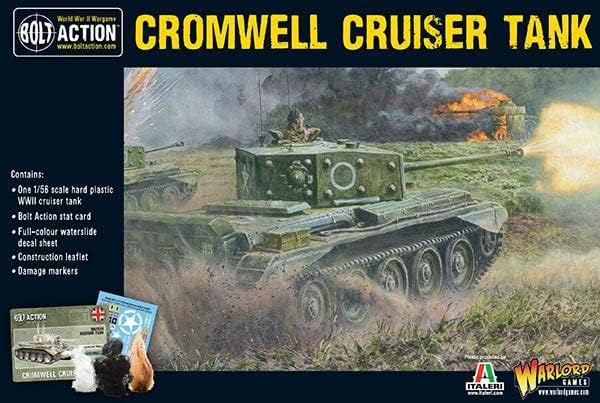 Bolt Action Cromwell Cruiser Tank 1:56 Segunda Guerra Mundial Kit de Modelo de Plástico Militar de Guerra