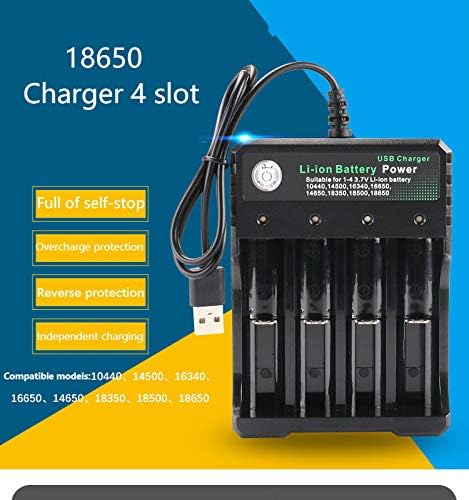 Akdsteel 3.7V 18650 Carregador Bateria de Íon Li-Ion USB Independência portátil 18350 16340 14500 Carregador de bateria