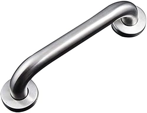 Luofdclddd barras de banheira, barras de vaso sanitário handrail seguro handrail handrail handrail banheira anti -deslizamento punho de suporte de braço de braço de braço de braço/prata/30cm