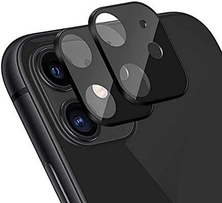 [Upgrade 2-Pack] Protetor de lente da câmera para iPhone 11/12 Mini, temperado de proteção contra câmeras de vidro de