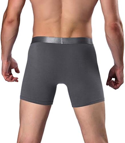 Mens cuecas cuecas multifuncionais que executam esportes de moda de moda longa desgaste masculino masculino boxers de pernas largas