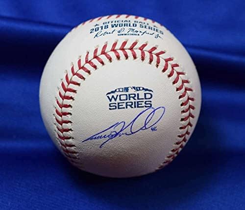 Craig Kimbrall MLB CoA Autograph 2018 World Series assinado Baseball - Baseballs autografados