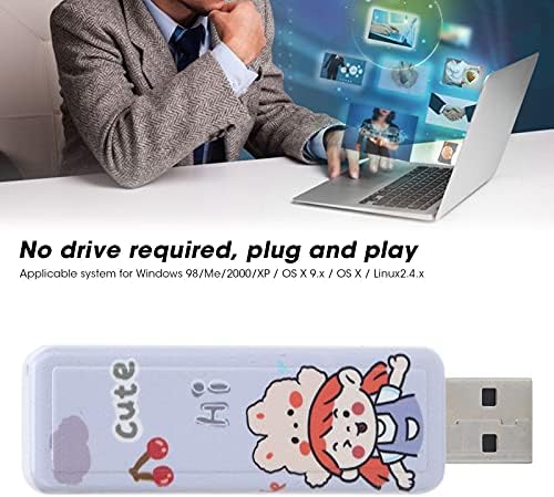 U disco, USB Drive flash drive push -pull USB2.0 Memory Car Drive Flash Presente Acessórios de computador com Rabbit Girl