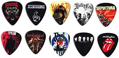 Bandas de rock Vol 3 Picks de guitarra | Sepultura, Motley Crue e muito mais