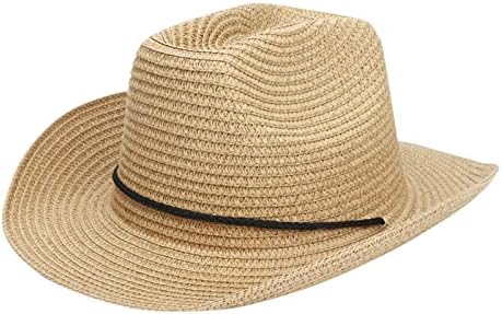 Chapéus de praia de protetor solar de verão para mulheres chapéu de palha casual Chapéus largos Brim
