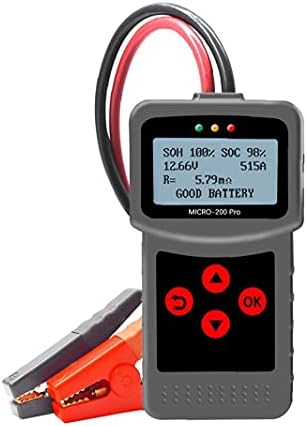 Testador de bateria de motocicletas de carro Micro-200 Pro Carga Digital Carga Descarga Preto Testador de Bateria do Testador
