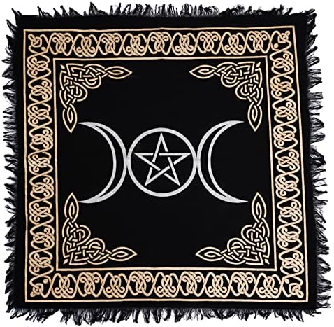 ASAV TABELA PLAY NACKKIN TAROT ALAR PASTER 24X24 POLEGADAS FRINGS SUBRITURA DOCK Deck Home Decor Witcher Supplies Witchcraft