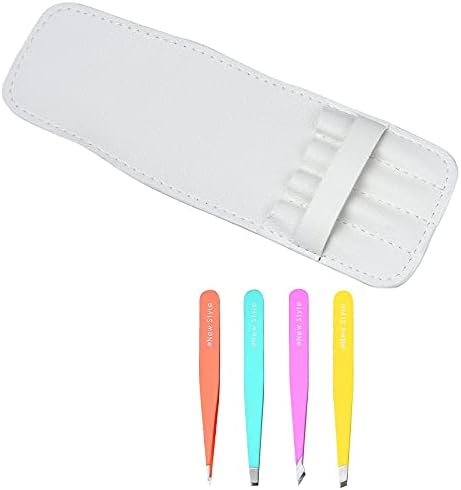 Novo conjunto de tweezer de estilo - pinças profissionais de aço inoxidável, pacote combinado, cílios de precisão multicolorida e ferramenta