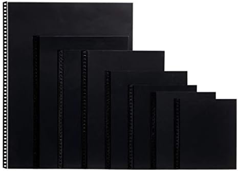 Profolio de Itoya, Art Profolio Polyglass, Páginas de recarga de Binder Multi-Ring de 10 pacote-Retrato, 8,5 x 11 polegadas
