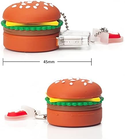 64 GB USB Flash Drive Drive em forma de hambúrguer, BorlterClamp Novelty USB Drive Drive Memory Stick para armazenamento