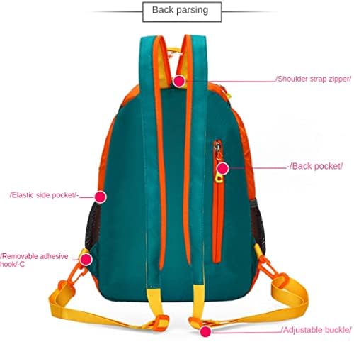 DHTDVD Backpack dobrável Backpack Backpack Saco dobrável Pacote ao ar livre Ultralight para homens Meninas viajam para caminhada