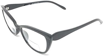 Myuv Clear Lens Lente com óculos de leitura bifocal para homens mulheres