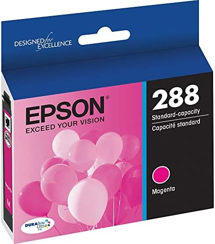 Epson T288 Durabrite Ultra -ink Capacidade padrão Amarelo -Cartridge para impressoras de expressão selecionadas e Epson