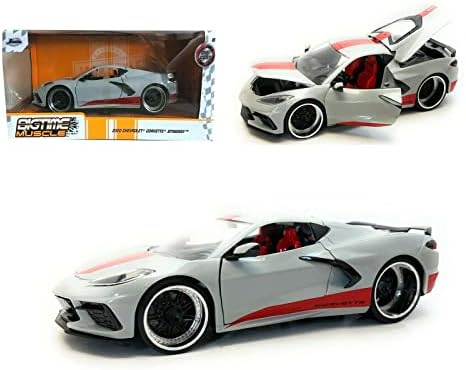 JADA 1:24 MUSCO BIGTime 2020 Chevrolet Corvette Stingray C8 Modelo 33045