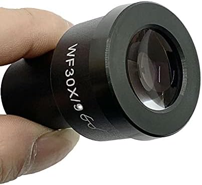 Acessórios para microscópio WF30X / 9MM Microscópio ocular lente ocular óptica 23,2 mm 30,5 mm para consumíveis de laboratório