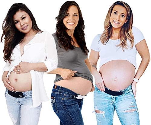Maeband Maternity Belly Band | Corrente das calças da cintura | Alongamento e suporte ajustáveis ​​para gravidez e