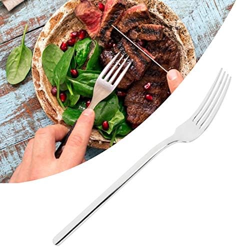 12pcs Fork de aço inoxidável, garfo de jantar, acabamento espelhado e lava -louças seguros, use para casa, cozinha ou restaurante.