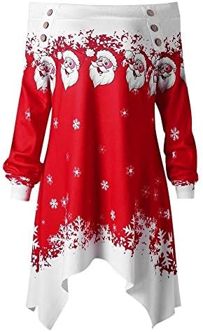 FRANTERD APECIMENTO MULHERM DRAL DO PANTILA CLAUS OFF BULTER BULTHING BLUSE BLUSE IRREGULAR SPORTS PULLOVERS TOPS