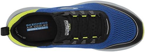 SKECHERS MEN GORUN PULSO RAIL Running Walking Shoes com tênis de espuma resfriada a ar