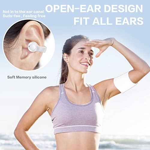 Fone de ouvido sem fio Bluetooth Clipe de ar condução fones de ouvido Earclip EarliP Earlesphones Indução Condução de bone