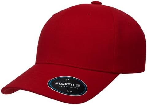 Flexfit Nu Tri-camada de camada atlética Hat de beisebol | Capéu de ajuste flexível ajustado para homens | Blank FlexFit Hats para