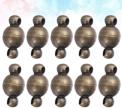 ALREMO XINGHUANG - Cabras magnéticas de 15pcs Tone de bola Tom de bola vintage Cabines magnéticas redondas Conversor de ímã para colar de jóias Bracelete 6mm