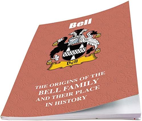 I Luv Ltd Bell Inglês Livreto de História de Sobrenome da Família com breves fatos históricos