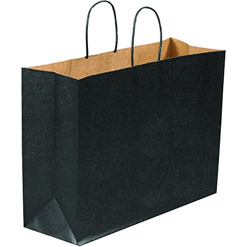 Marca parceira marca pbgs104bl sacos de compras coloridos, 10 x 5 x 13 , preto