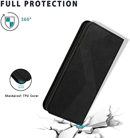 Caso Zonnavi para Samsung Galaxy Note 10+ Plus 5G/4G Caixa de carteira com suporte para cartão, caixa de couro PU premium [Magnetic]