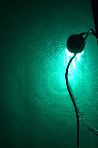 Pesca noturna brilhante Luz de pesca subaquática 15.000 lúmen 50 pés CORDA CORMA DE