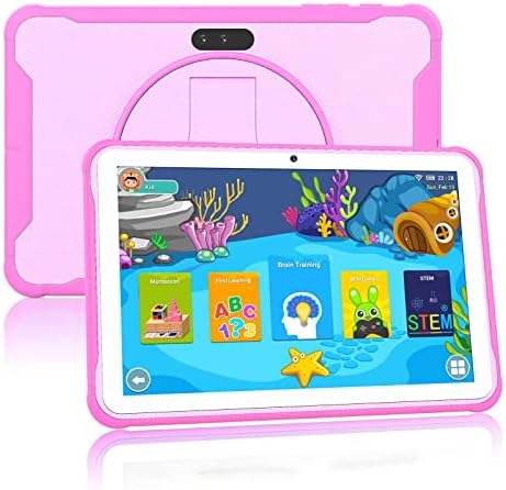 Tablet infantil 10,1 polegadas Android Toddler Tablet 32 ​​GB para crianças App App Pré-instalado e controlam filhos