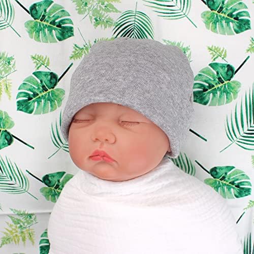 Chapéus de meninos recém-nascidos de pesaat Mittens 0-6 meses de algodão meninas berçárias grãos de outono de inverno