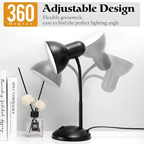 BESMER · WIN LED LED DESEM LUDER, Lâmpada de mesa de ganso ajustável com 3 brilho de cor, lâmpada de leitura para cuidar para